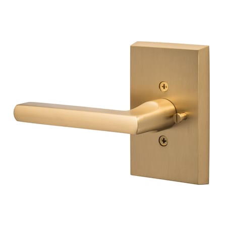 Sure-Loc Hardware Sure-Loc Hardware Logan Privacy Lever, Satin Brass LN102 SB